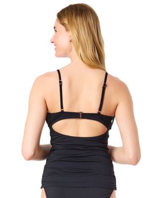 Women's La Vie A La Mer Plunge-Neck Tankini Top