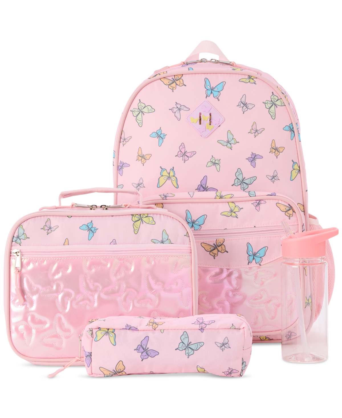 Inmocean Big Girls Butterfly 5-pc. Backpack & Lunch Bag Set