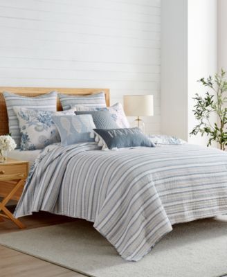 Coral Landing Reversible 2-Pc. Quilt Set, Twin/Twin XL