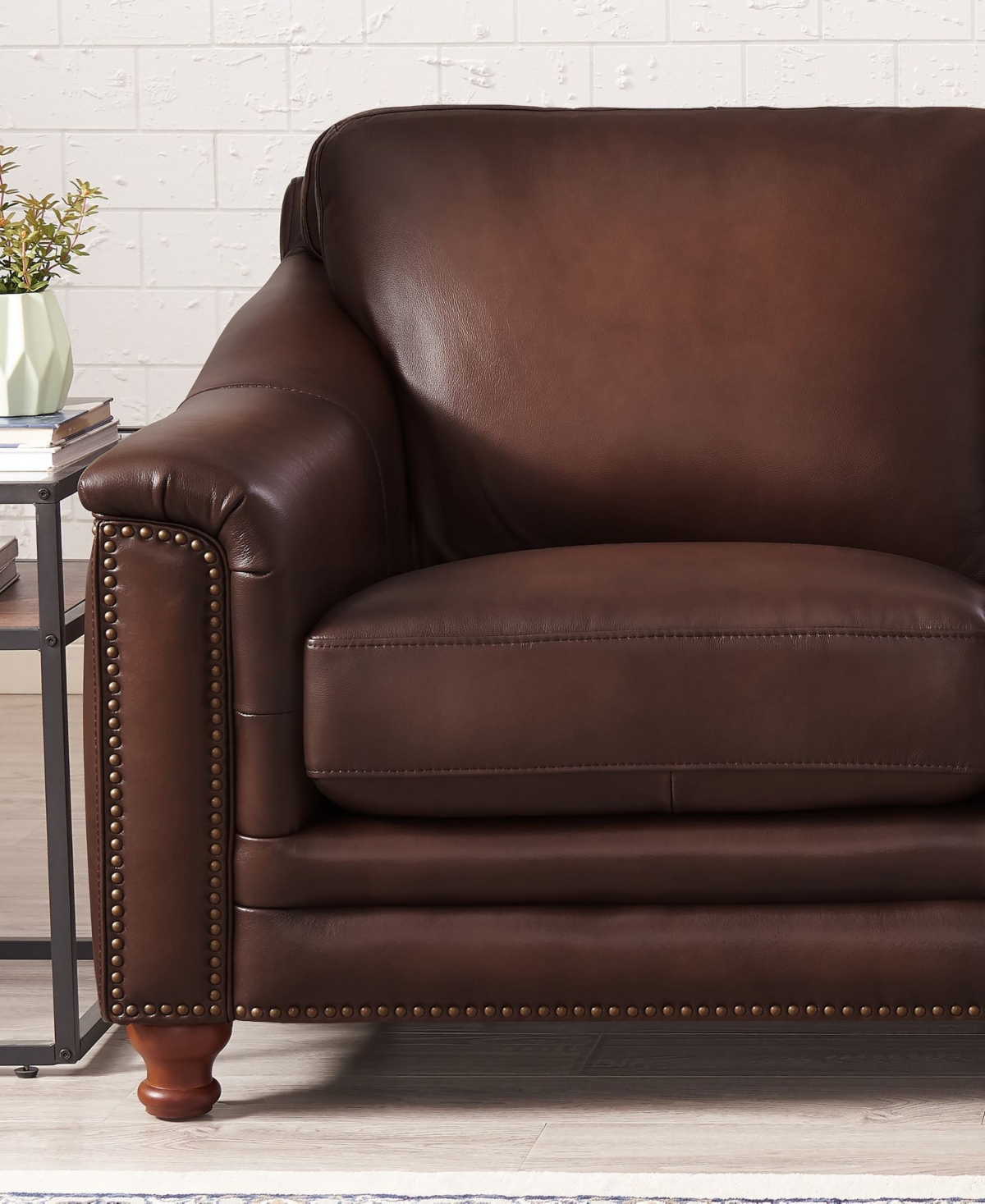 Hydeline Belfast 92" Top Grain Leather Sofa