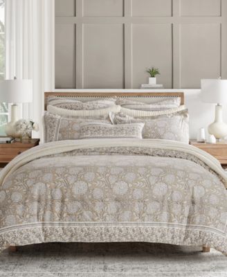 Adare Reversible 3-Pc. Duvet Cover Set, Queen