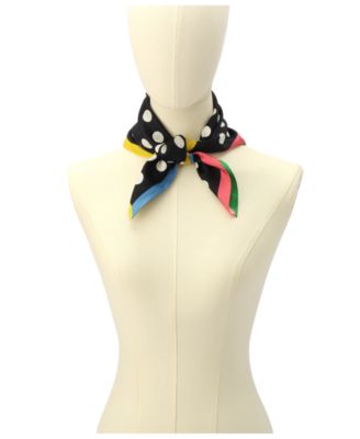 Women's Breezy Dot Silk Bandana Scarf