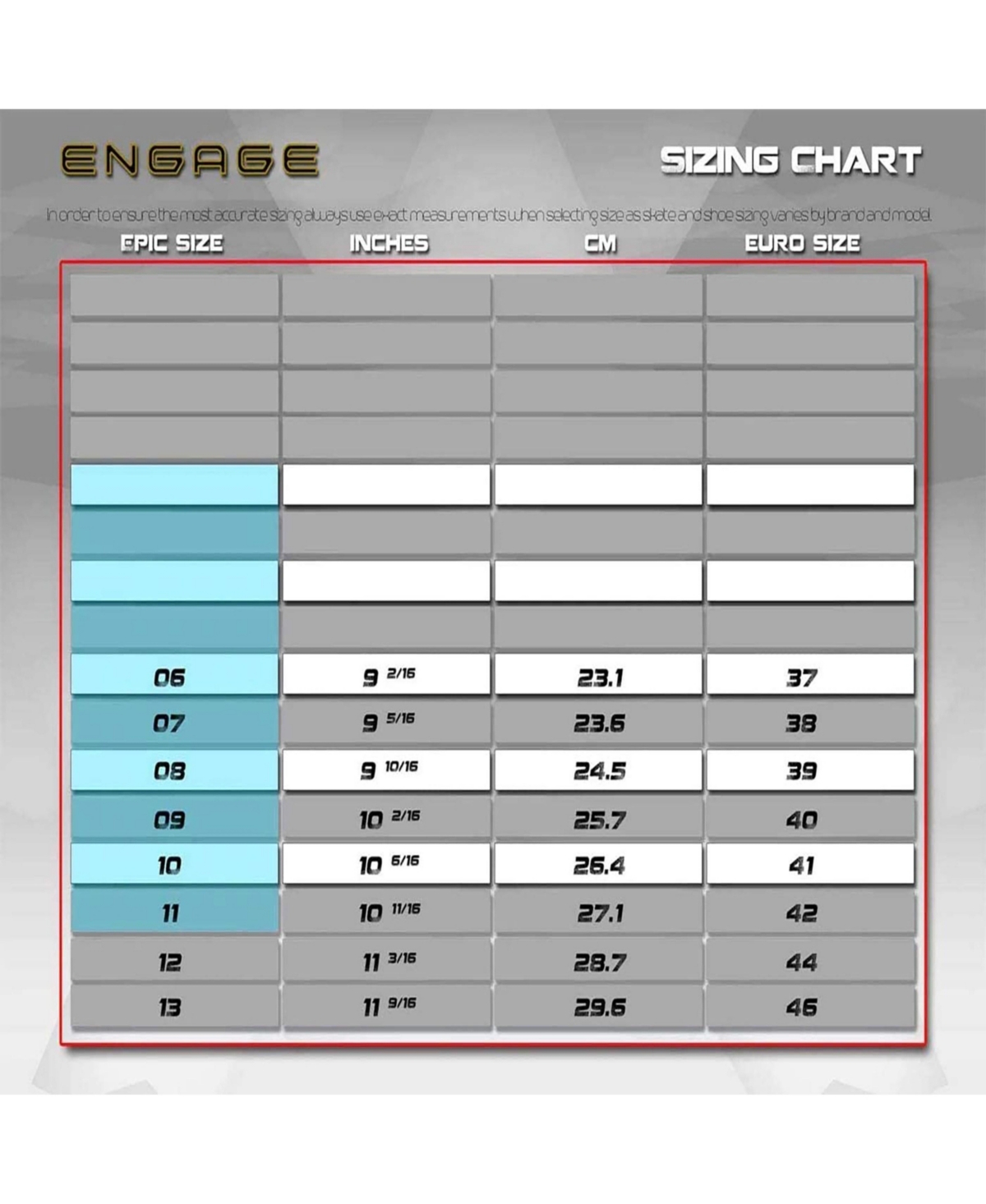 Epic Engage Inline Skates 125mm