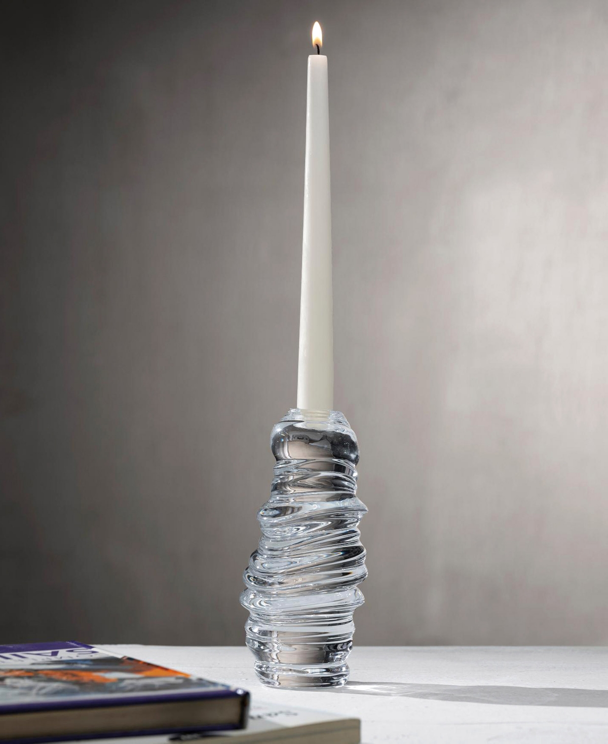 Nude Glass Eos Tall Candle Holder