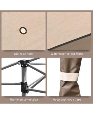 13 x 13 Feet Pop Up Gazebo Tent with Carry Bag for Patio Garden