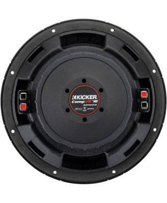 10" CompVR Series 4-Ohm with Dual Voice Coil Subwoofer