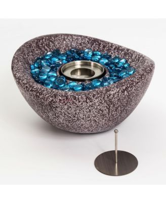 Portable Concrete Fire Pit Ethanol Fireplace Smokeless Fire Bowl