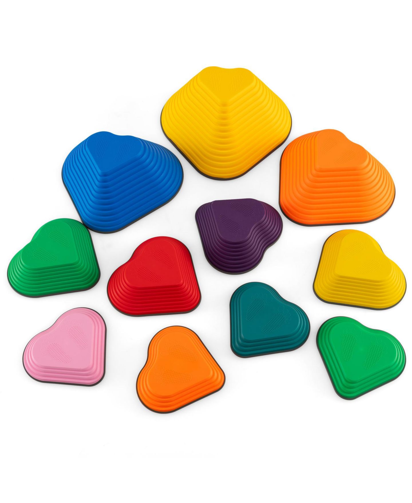 Детские игрушки GOUUN Motor Skills 11-Piece Balance Stepping Stones, Ages 3+, цвет: Разноцветный — фото 1
