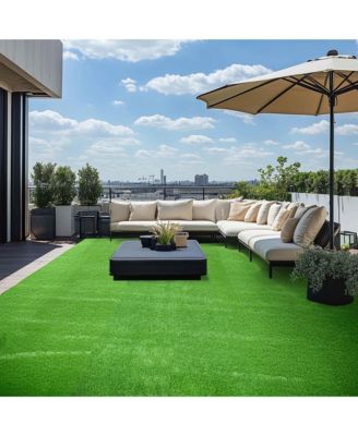 8pcs 50x3 Ft Artificial Grass Turf 1.38" Fake Grass Rug Indoor Batting Tunnels Outdoor Synthetic Lawn