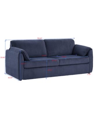 Comfy Sleeper Sofa Bed - Pull Out Futon Couch for Living Room