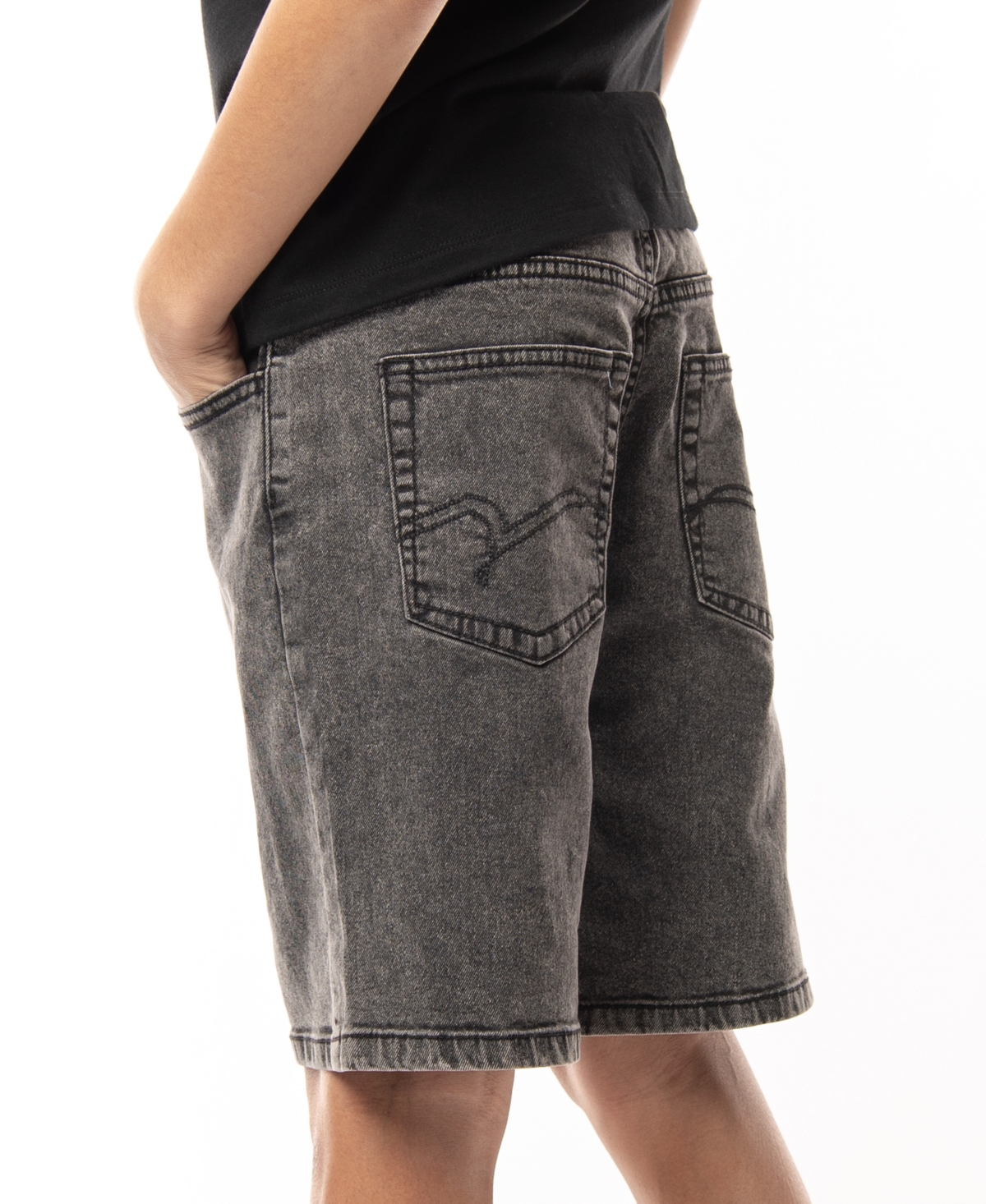 Shop Ring Of Fire Big Boys Nouveau Stretch Denim Shorts