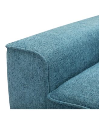 Streamdale Plush Fabric Sofa with Sleek Arms (79.5")
