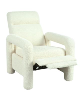 Push Back Recliner with Adjustable Backrest