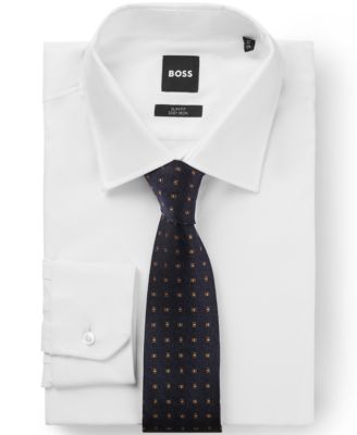 Hugo Boss - BOSS by  Men's Silk Jacquard Patterned Tie