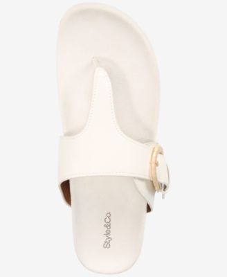 Women's Zayaa Buckles Flat Sandals, Exclusively at Macy's