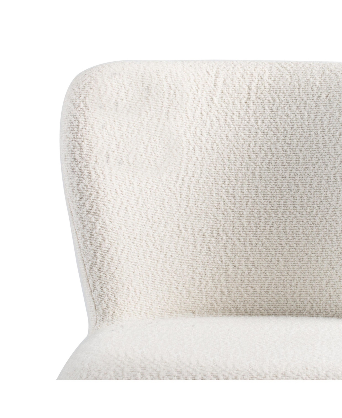 Streamdale Modern 30" Barstool with White Seats and Black & Gold Accents
