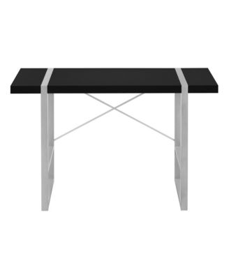 Compact Computer Desk with Sturdy Metal Frame