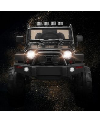 12V Electric Ride On Truck with Parental Remote Control and LED Lights