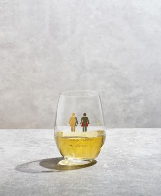 It Was Never a Dress Wine Glass