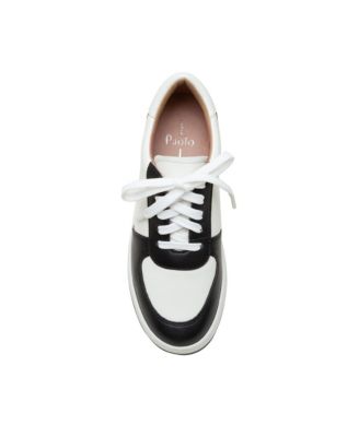 KRISTA Women's Sporty Leather Fashion Sneakers