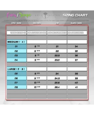 Epic Fury Adjustable Inline Skates