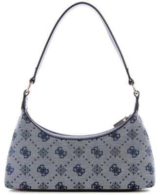 Neda 4G Peony Logo Small Top Zip Shoulder Bag