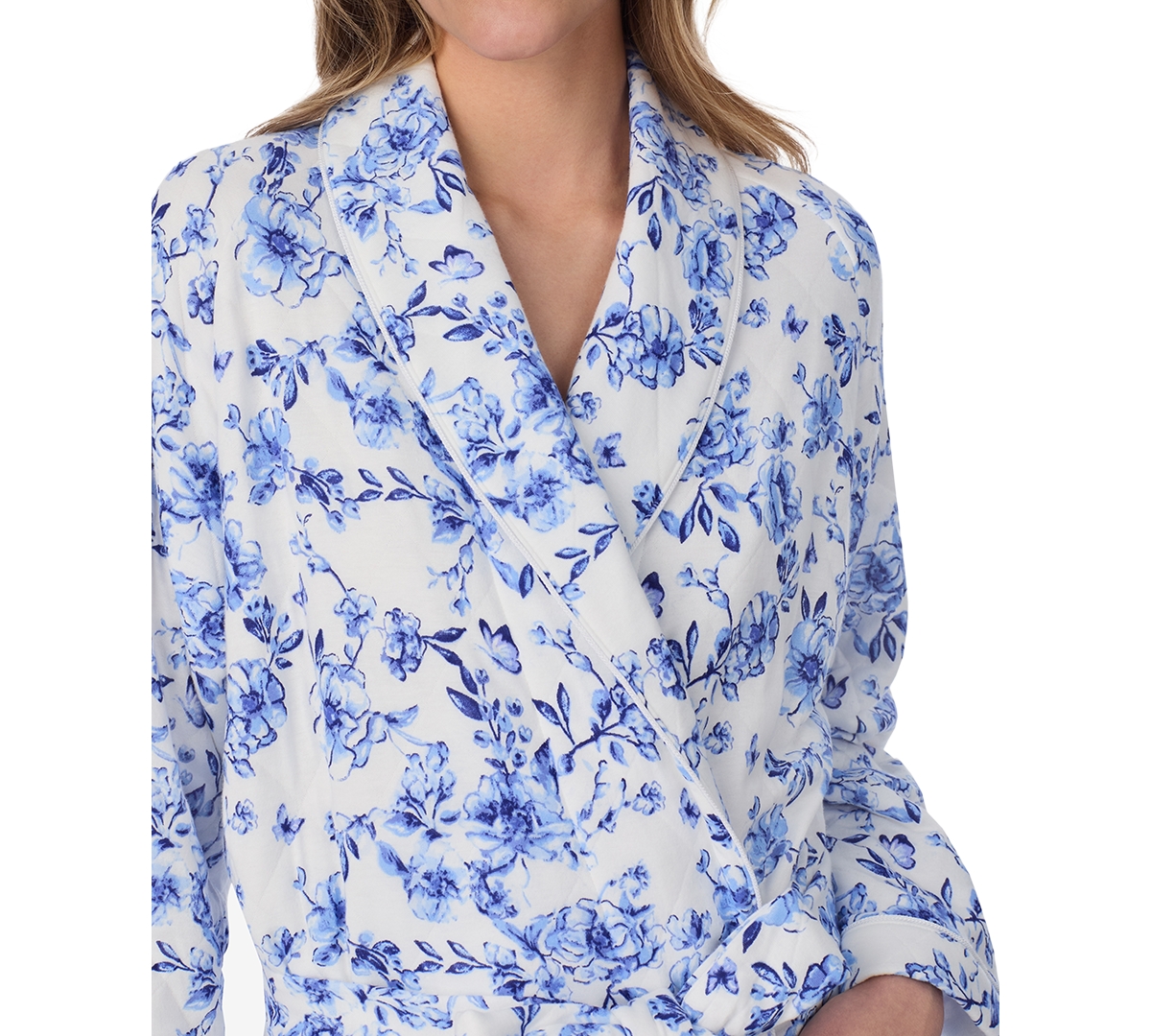 Eileen West Women's Silky Waffle-knit Ballet Robe