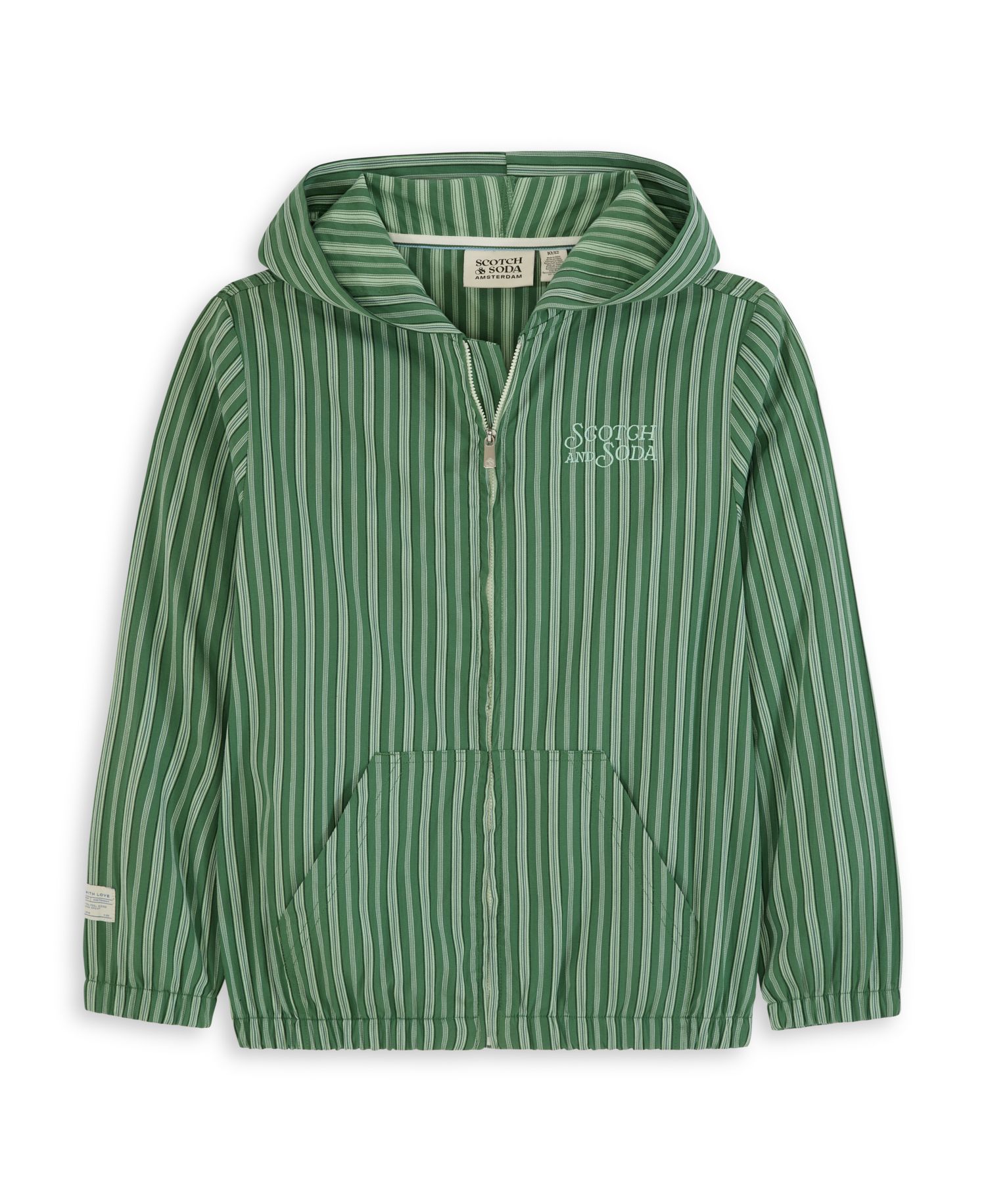 Big Boys Novelty Front Zip Jacket
