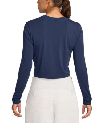 Sportswear Women's Chill Knit Slim Long-Sleeve Cropped Top