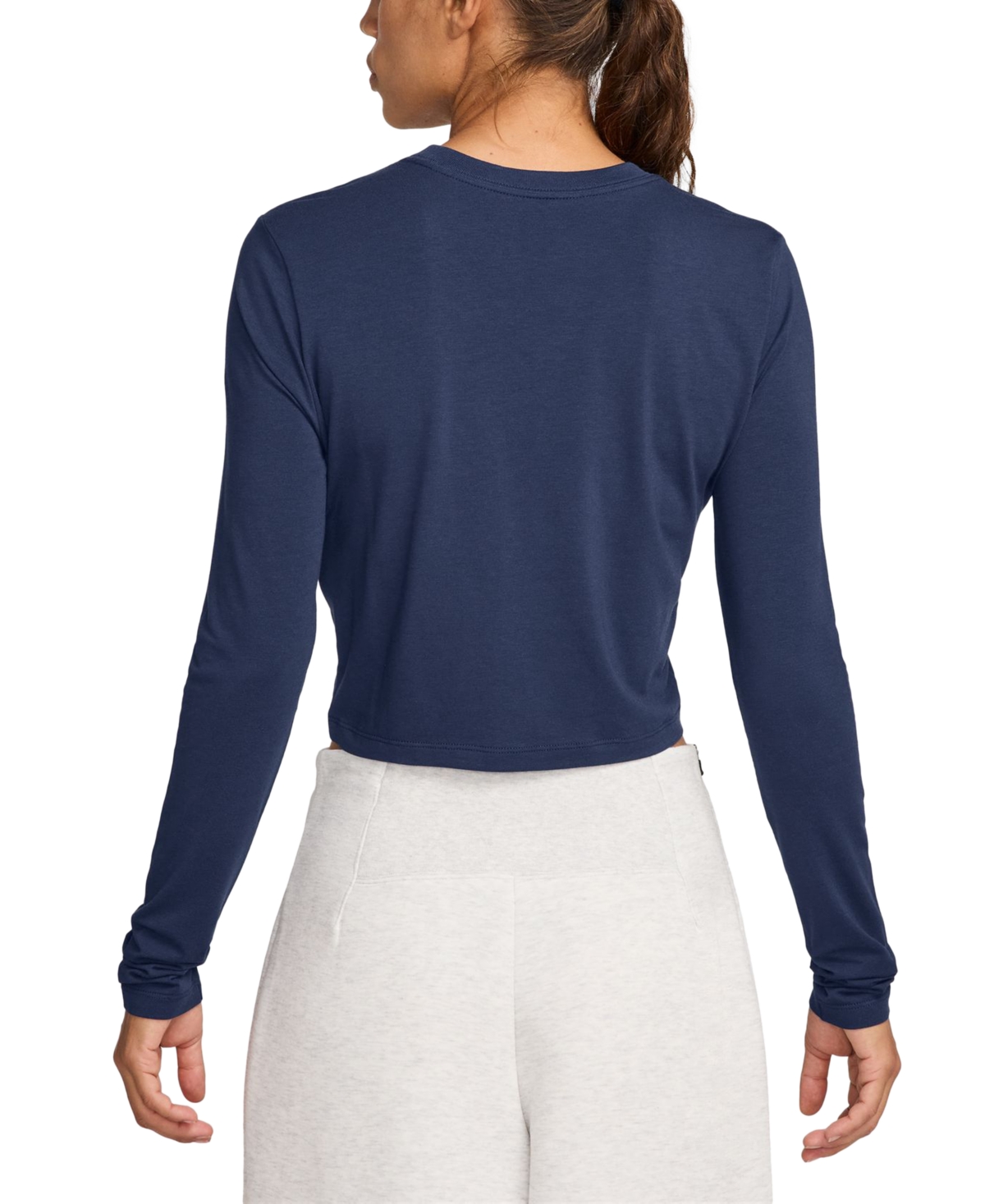 Nike Sportswear Women's Chill Knit Slim Long-Sleeve Cropped Top