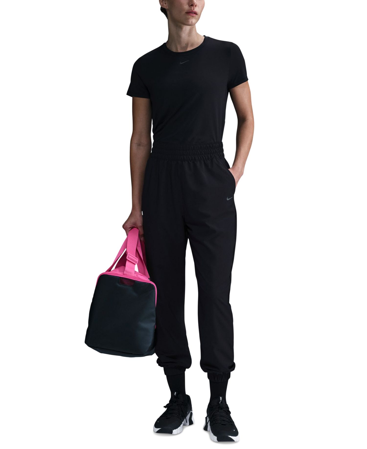 Women's One Dri-FIT Woven High-Rise 7/8 Joggers