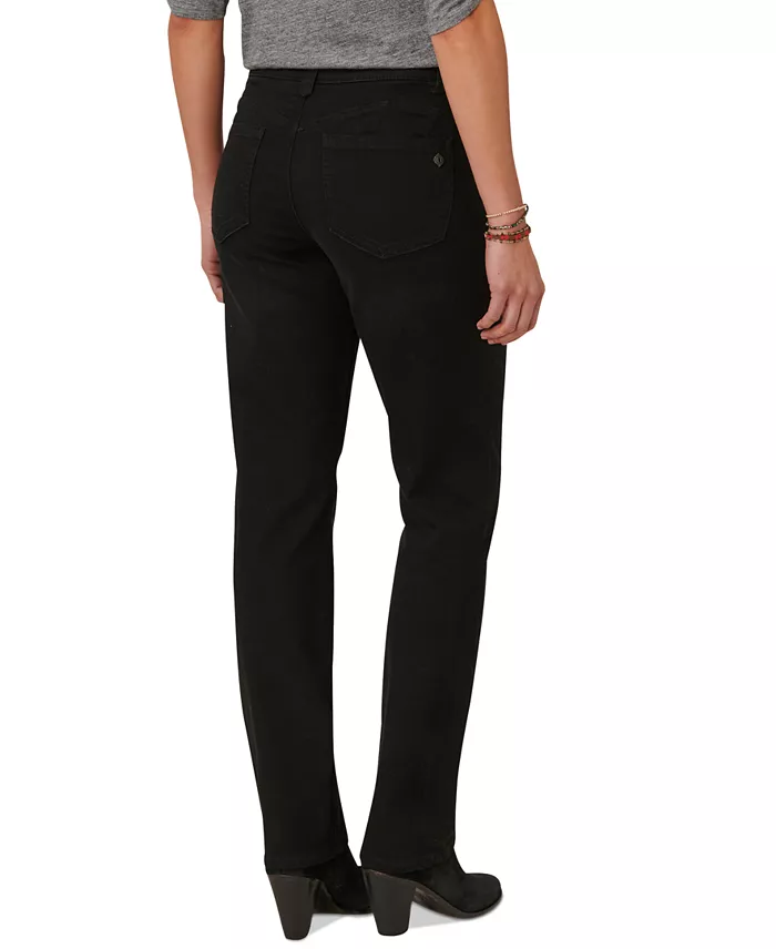 Women's "Ab" Solution Mid-Rise Straight-Leg Jeans - thumbnail 3