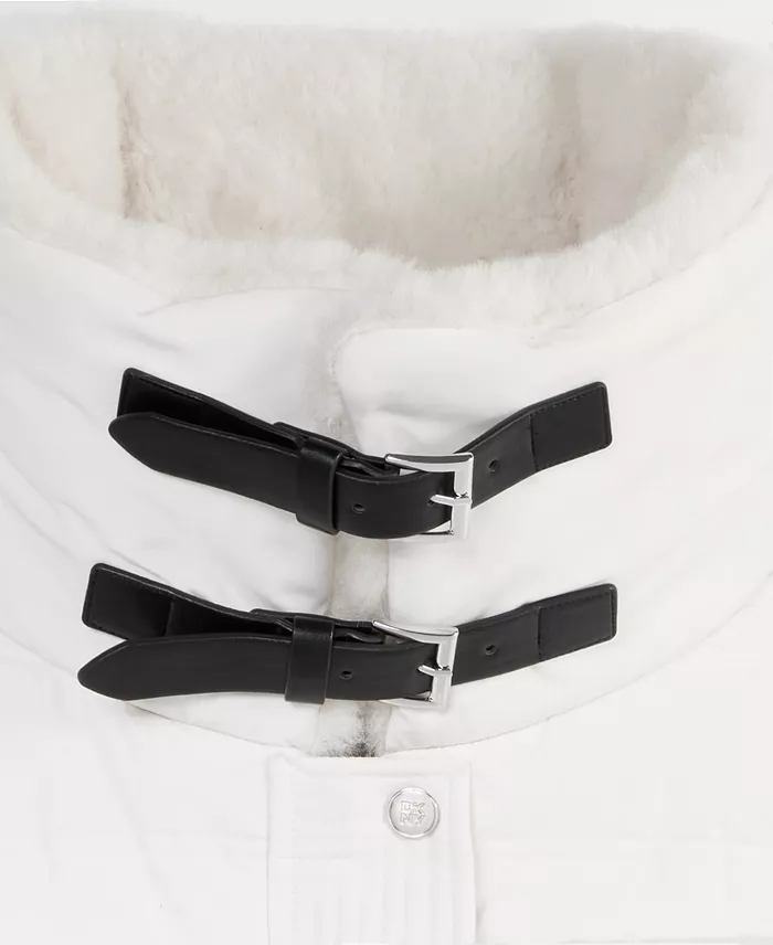 Women's Faux-Fur-Collar Zip-Front Puffer Coat - thumbnail 4