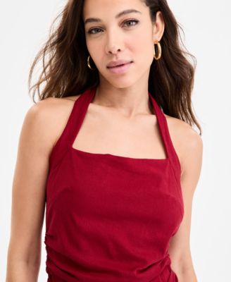 Women's Tie-Front Romper, Exclusively at Macy's