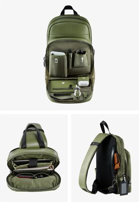 Men's Sling Bag Top Zipper Bowen Victoria Hyde