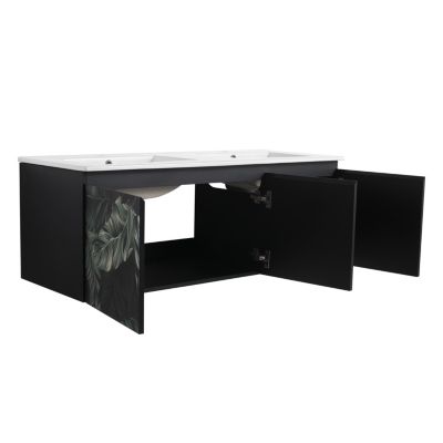 48'' Floating Wall-Mounted Bathroom Vanity & Soft-Close Cabinet Door, KD-Package