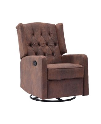 Streamdale 360 Swivel Glider Recliner, Coffee