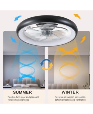 Ceiling Fan with Lights Dimmable LED