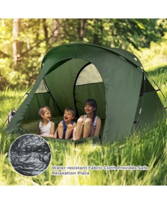 2-Person Outdoor Camping Tent with External Cover