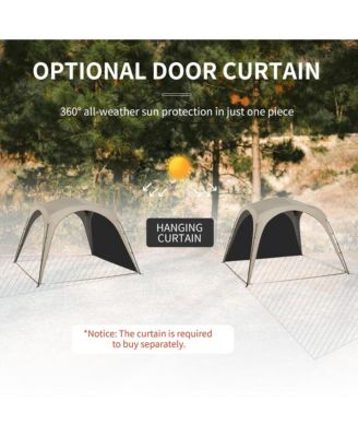 Cloud Boundar Tent Door Curtain for 4-sided Canopy Tent, Sun Shelter Accessory, Windproof & Privacy Screen for Camping Canopy Tent