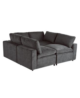 Modular Sofa, USB, Wireless Charger, Bluetooth Speaker