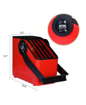 Tablet Laptop Charging Basket (Black) with Cable Management