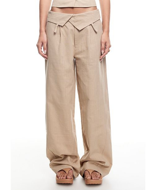 alfani Lioness Women's Cotton Flourish Pants Women's Fashion Shoes & Accessories