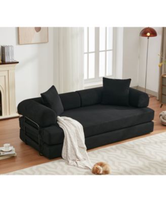 Streamdale 4-in-1 Convertible Sofa Bed, King Size Corduroy