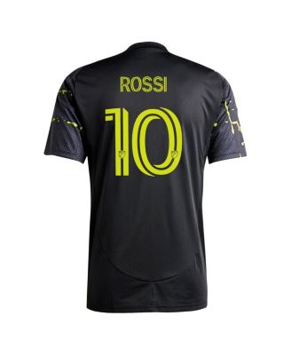 Men's Diego Rossi Black Columbus Crew 2025 The Goosebumps Kit Replica Player Jersey