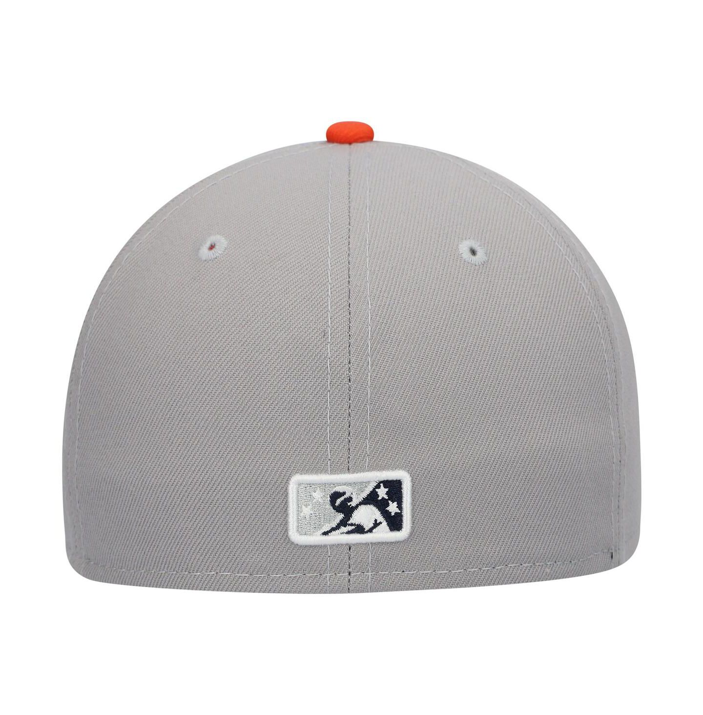 Мужская кепка New Era Gray Las Vegas Aviators Authentic Collection Team Alternate 59FIFTY Fitted Hat — фото 4