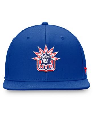 Men's Royal New York Rangers Team Logo Fitted Hat