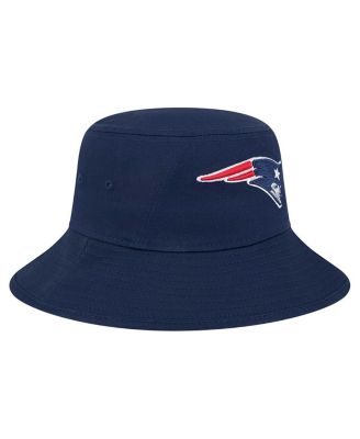 Men's Navy New England Patriots Main Bucket Hat