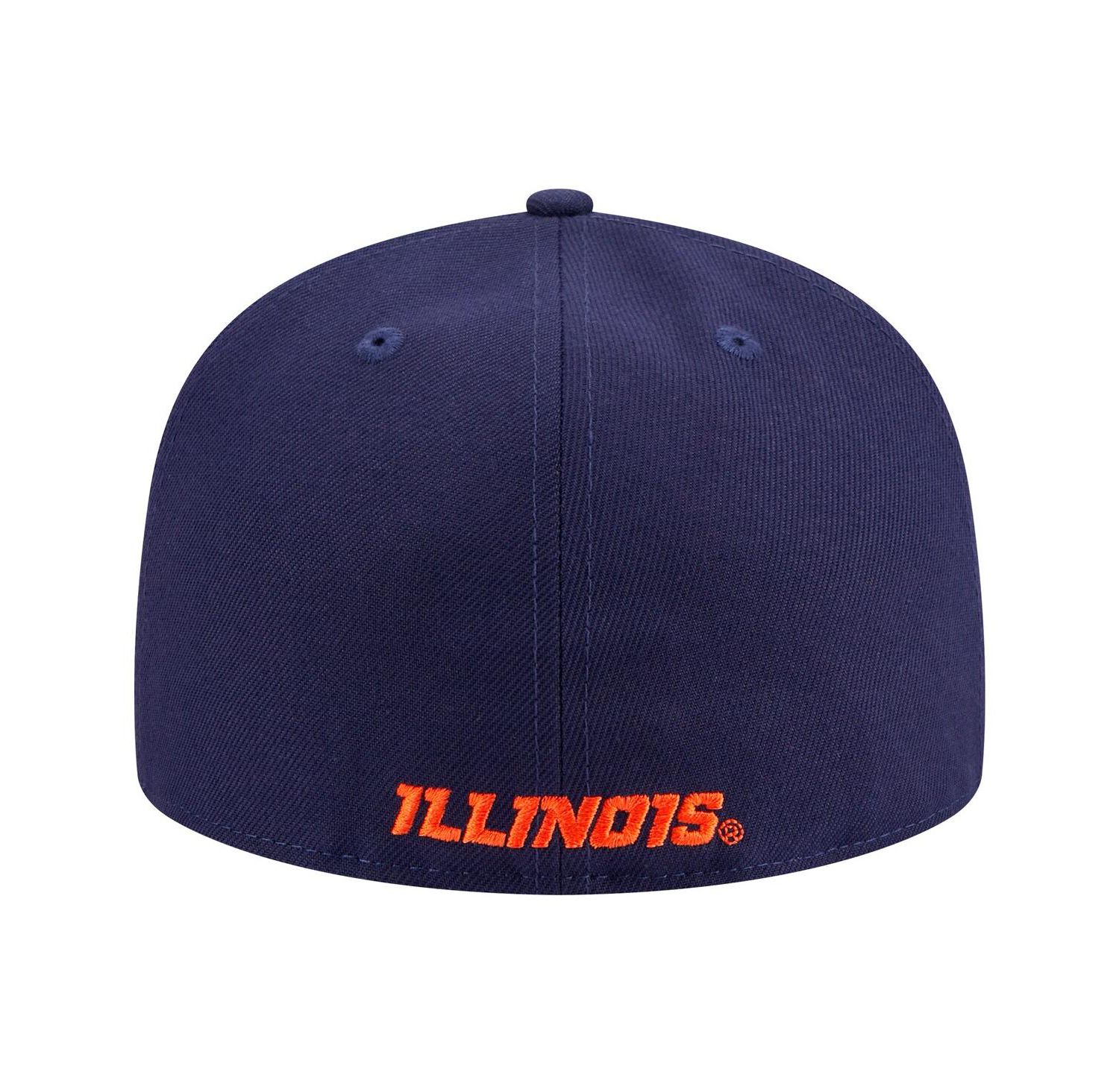 Men's Navy Illinois Fighting Illini 59FIFTY Fitted Hat