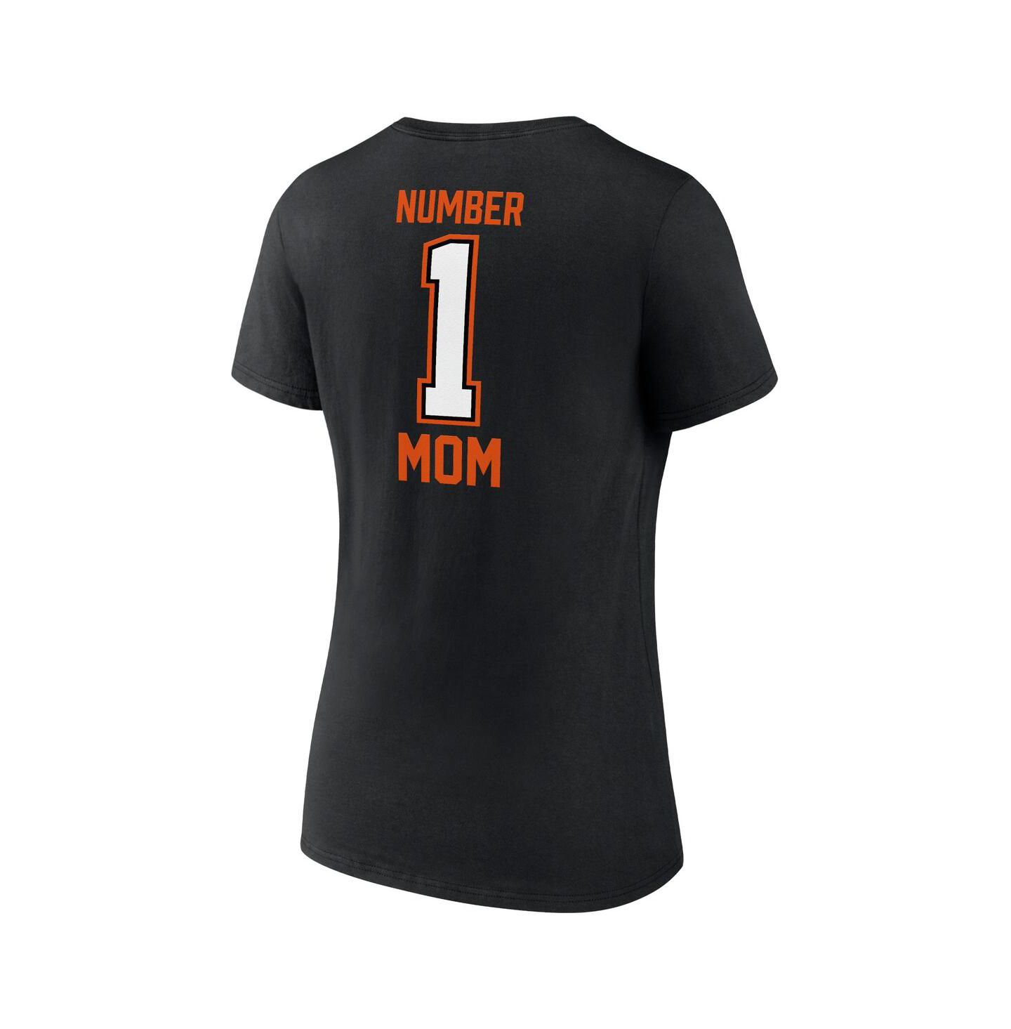 Женская футболка Fanatics Black Cincinnati Bengals Mother's Day V-Neck — фото 3